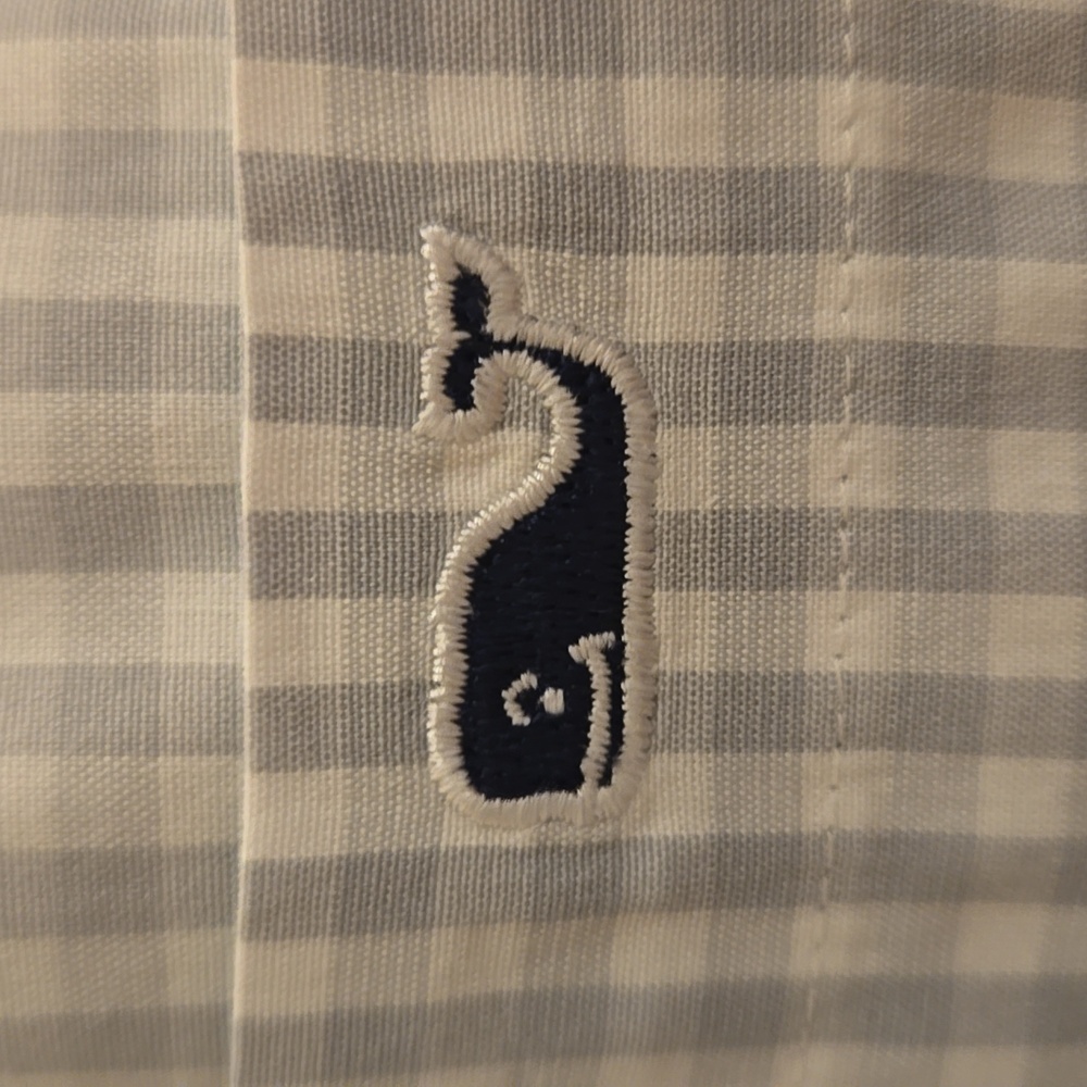 Vineyard Vines Button-down Shirt - White/Gray Plaid - Large - Picture 7 of 14